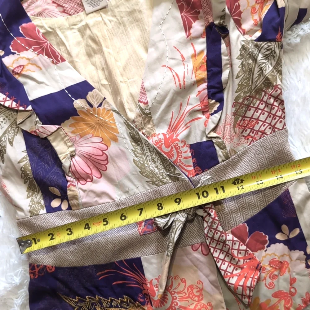 Anthropologie Elevenses Patchwork Iced Juniper Blazer Jacket Size 8 - Picture 16 of 16